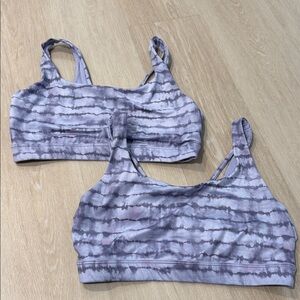 Two Athleta exhale bras. Excellent used condition.
